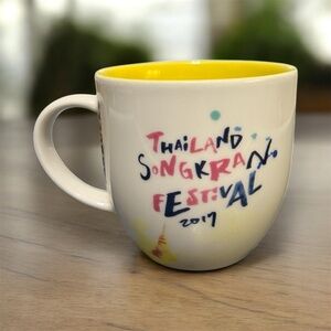 Starbucks Thailand Songkran Festival 2017 Elephant 12oz Mug Rare